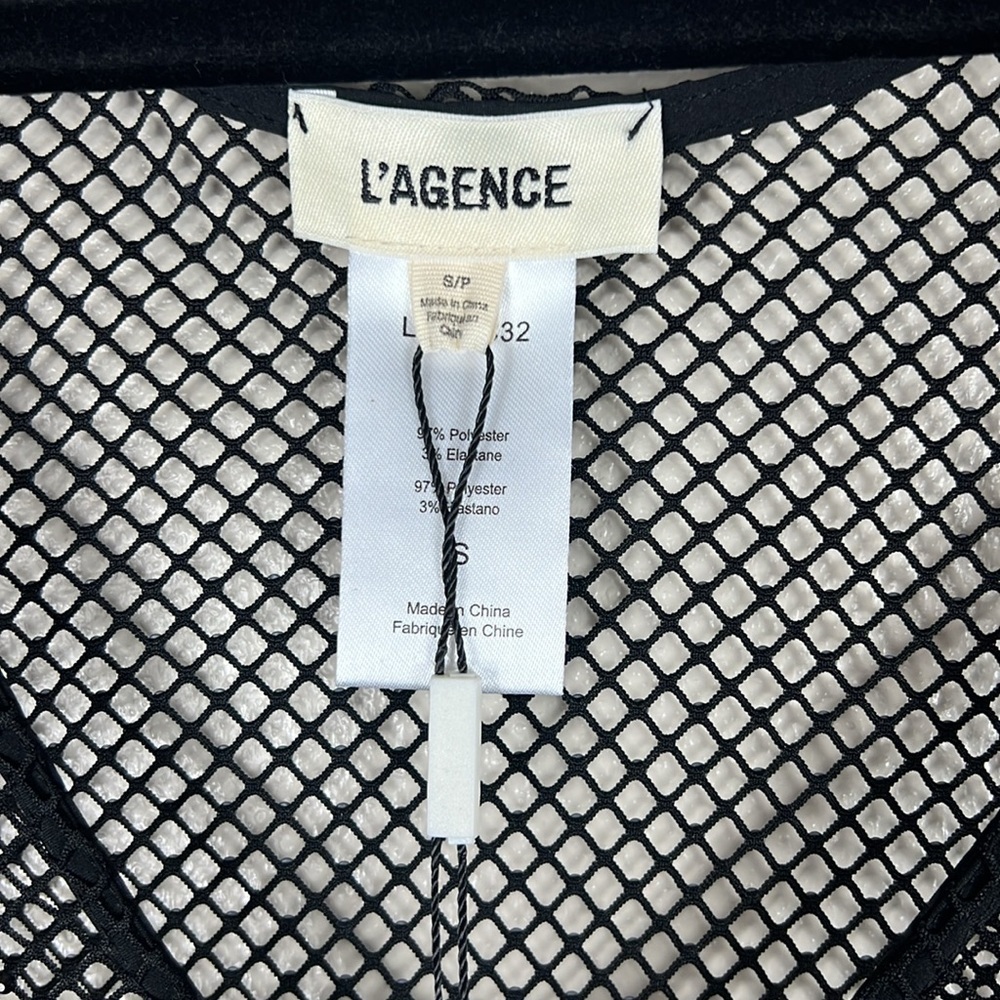 L'AGENCE Sara Mesh Cover-Up Dress - Picture 7 of 12